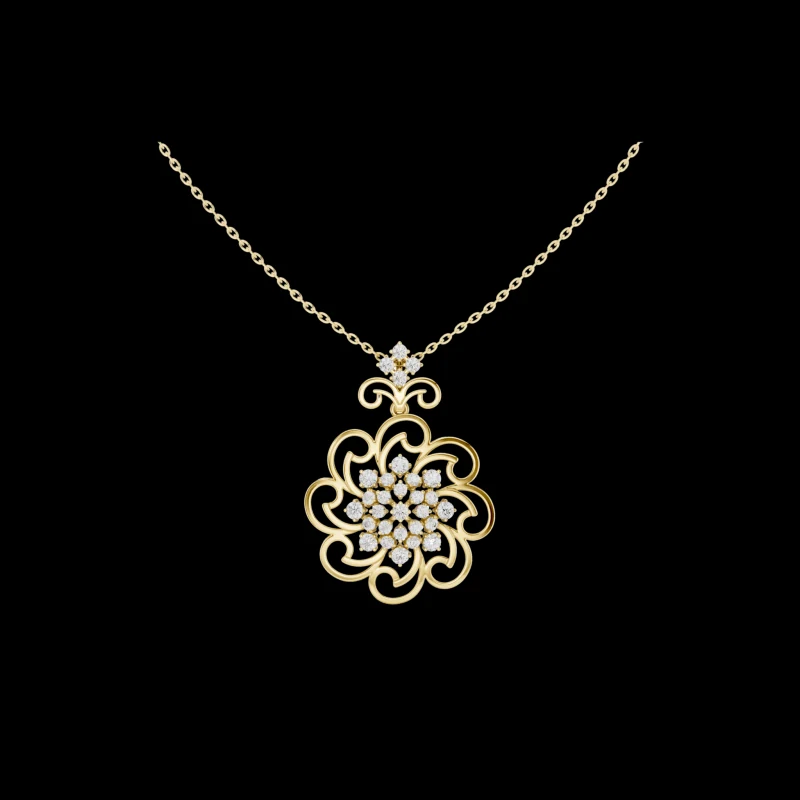 Angkor Halo Dawn Necklace No. 08936, approved ARIYA catalog object.
