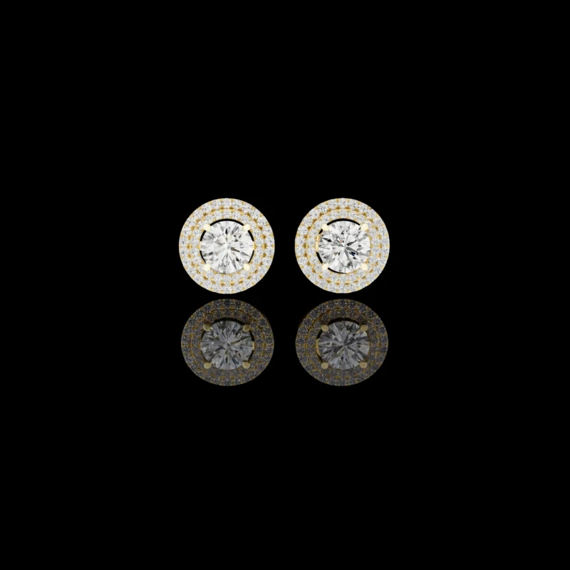 Angkor Relief Trace Earring No. 08884, approved ARIYA catalog object.