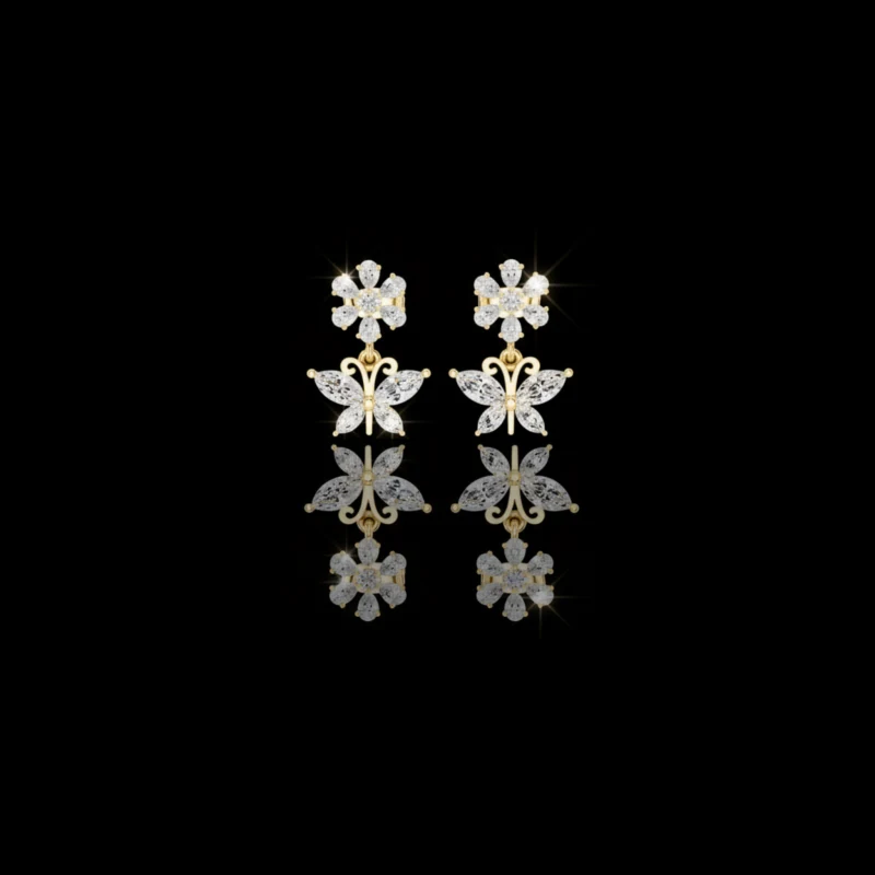 Apsara Halo Court Earring No. 08860, approved ARIYA catalog object.