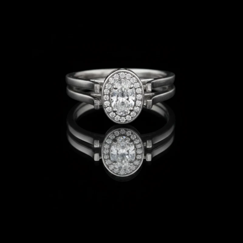 Apsara Oval Dawn Ring No. 00307, approved ARIYA catalog object.