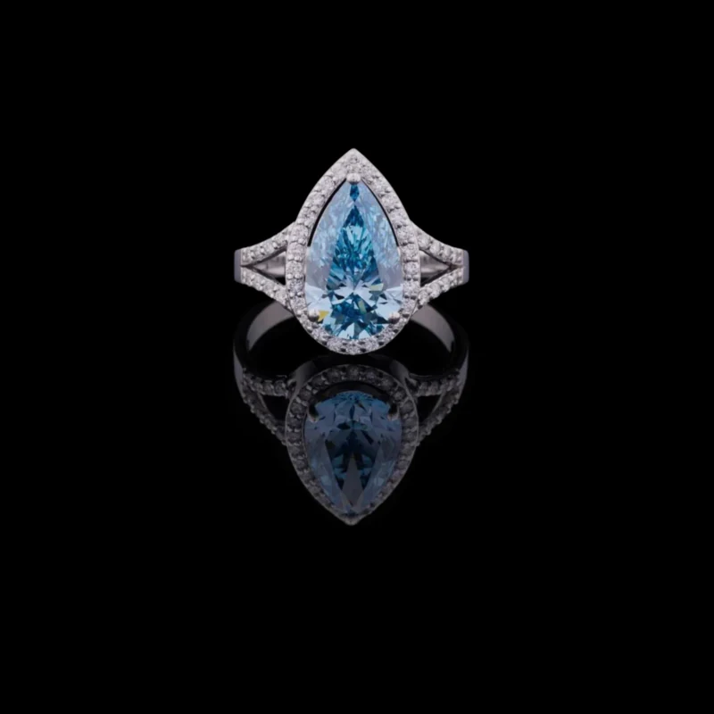 Apsara Pear Trace Ring No. 00257, approved ARIYA catalog object.