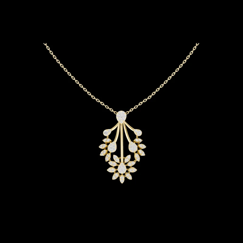 Lotus Atelier Veil Necklace No. 08918, approved ARIYA catalog object.