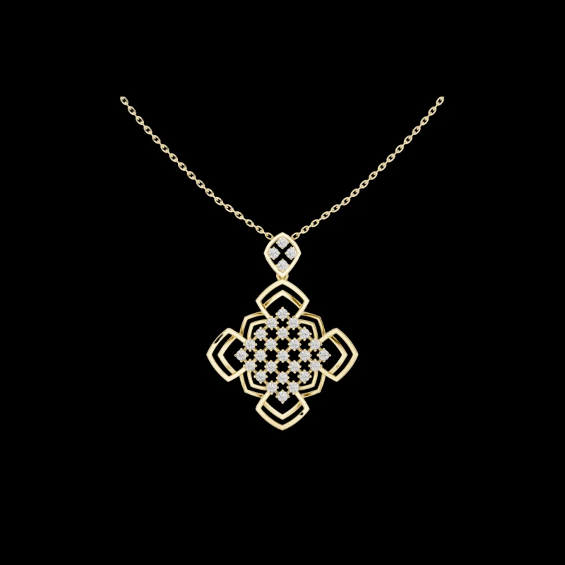 Lotus Light Vault Necklace No. 11239, approved ARIYA catalog object.