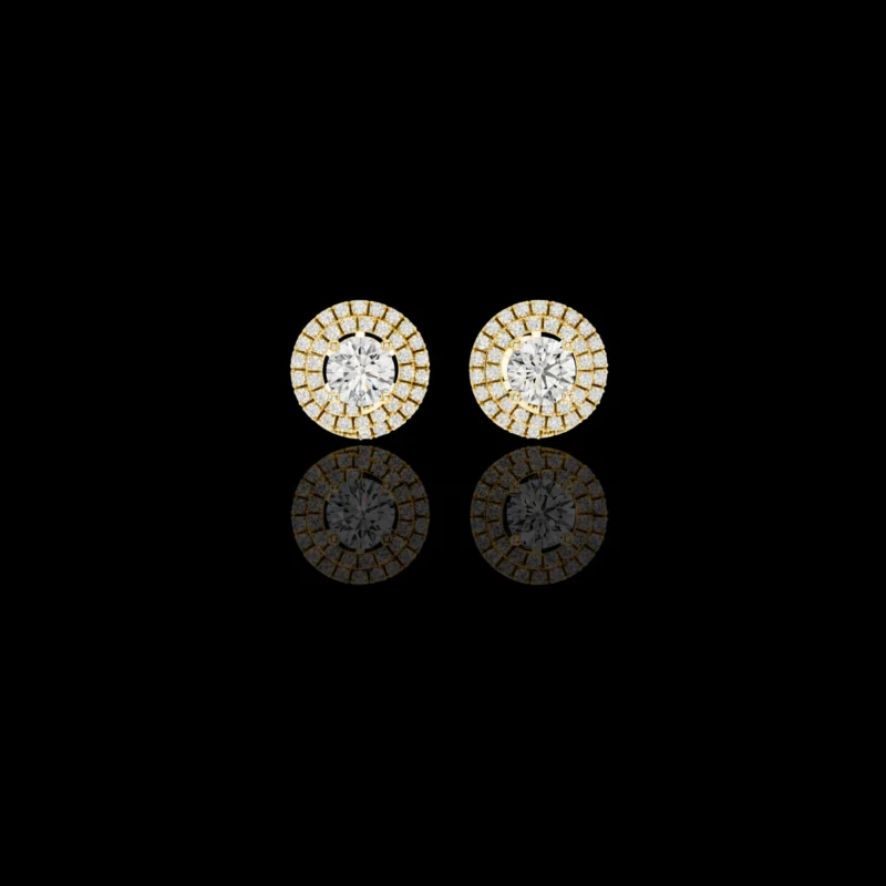Lotus Pavilion Trace Earring No. 08937, approved ARIYA catalog object.