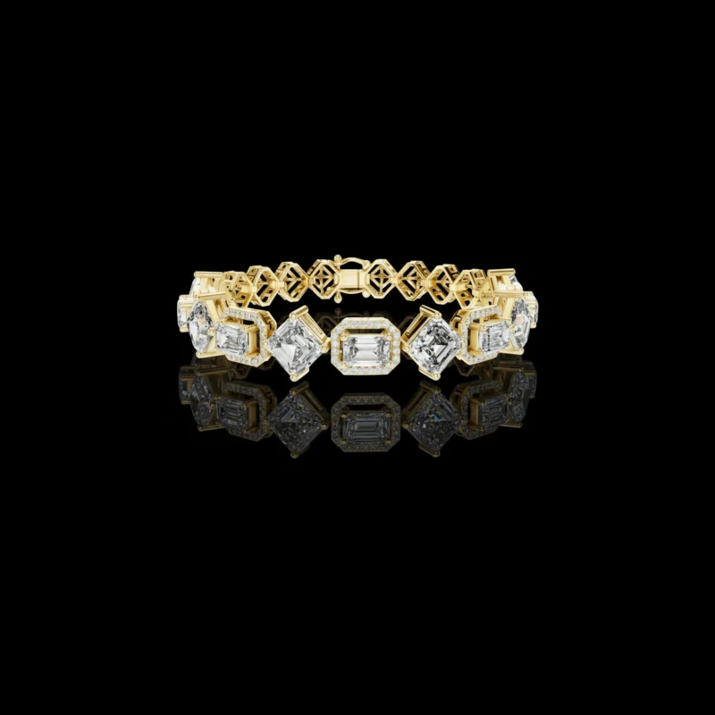 Lotus Relief Shadow High Jewelry Study No. 08857, approved ARIYA catalog object.