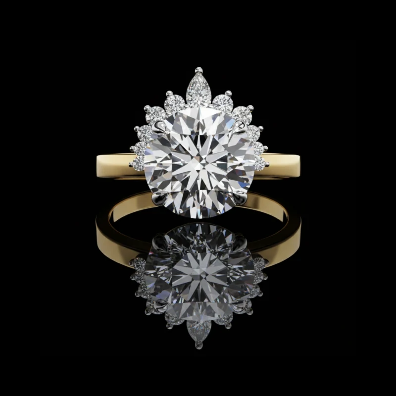 Naga Round Shadow Ring No. 00449, approved ARIYA catalog object.