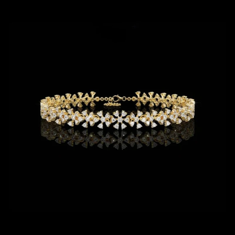Romdoul Contour Veil Bracelet No. 03700, approved ARIYA catalog object.