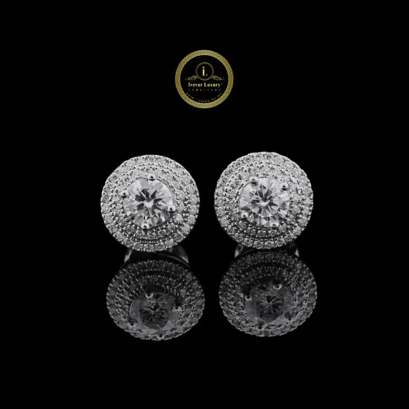 Romdoul Halo Column Earring No. 11106, approved ARIYA catalog object.