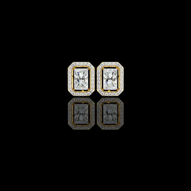 Romdoul Halo Court Earring No. 00969, approved ARIYA catalog object.
