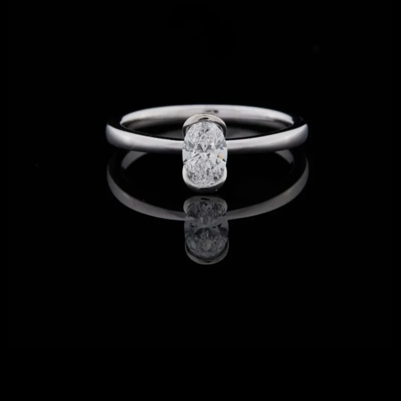 Romdoul Oval Shadow Ring No. 00265, approved ARIYA catalog object.