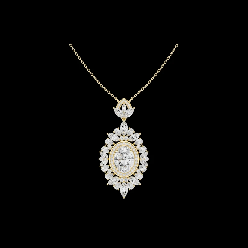 Romdoul Pavilion Stillness Necklace No. 08861, approved ARIYA catalog object.